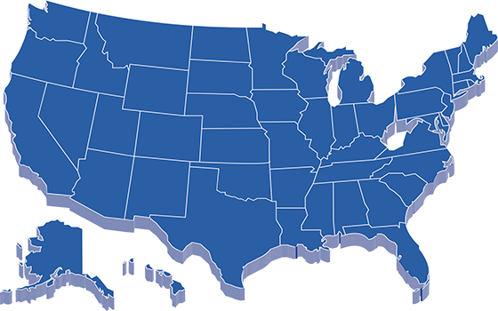 Map of United States